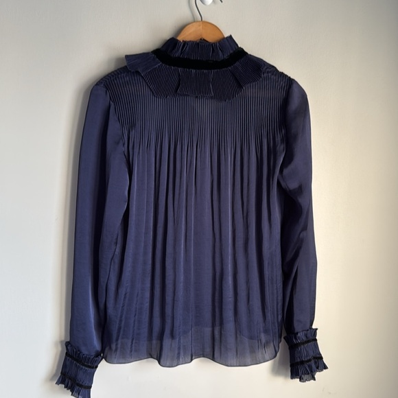 dvf jonquille silk blend blouse - Picture 4 of 11